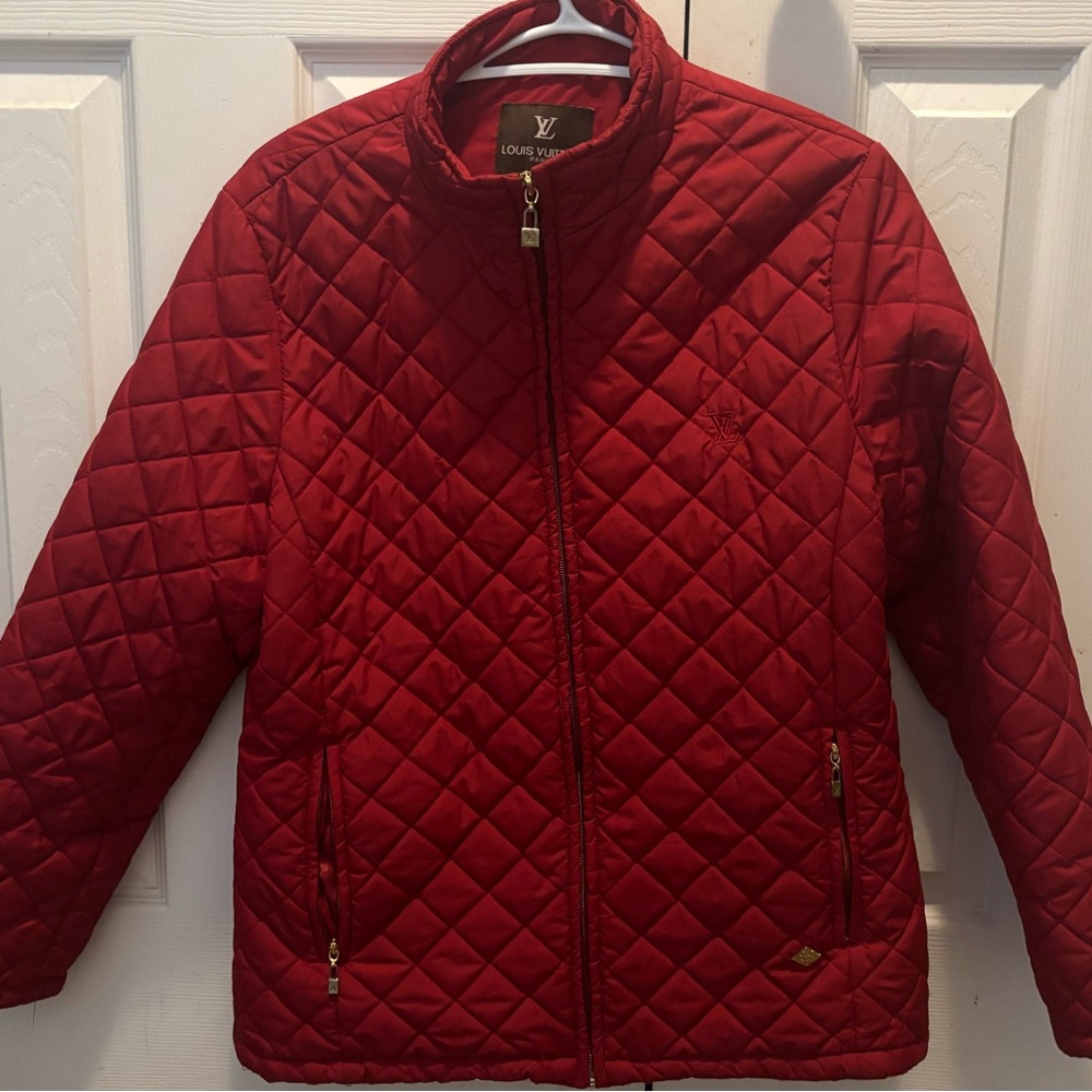 Louis Vuitton Women's Vibrant Red Puffer Jacket